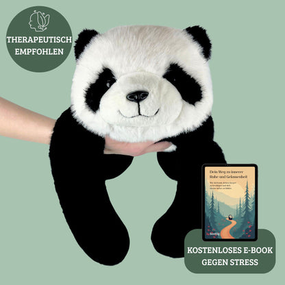 Pauli der Panda Gewichtetes Kuscheltier