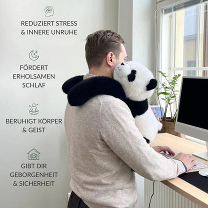 Pauli der Panda Gewichtetes Kuscheltier